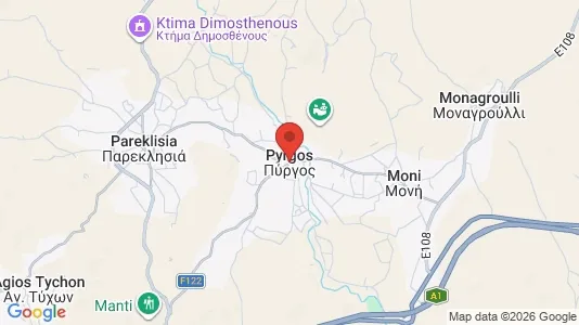 Houses for rent i Pyrgos Lemesou - kort over placeringen