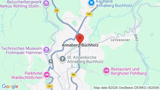 Houses for rent i Erzgebirgskreis - kort over placeringen