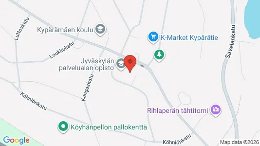 Apartments for rent i Jyväskylä - kort over placeringen