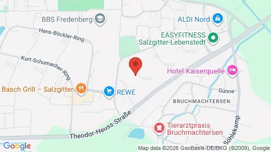 Apartments for rent i Salzgitter - kort over placeringen