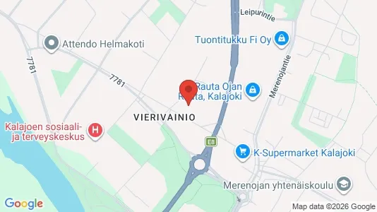 Apartments for rent i Kalajoki - kort over placeringen