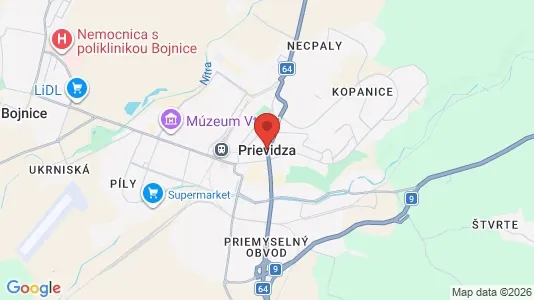 Apartments for rent in Prievidza - Photo from Google Street View
