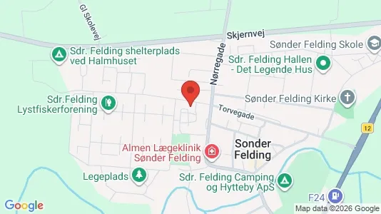 Apartments for rent in Sønder Felding - Photo from Google Street View