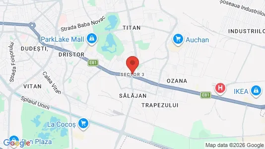 Apartments for rent i Bucharest - Sectorul 3 - kort over placeringen