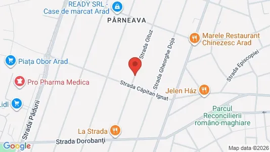 Apartments for rent i Arad - kort over placeringen