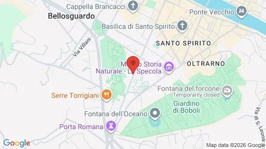 Apartments for rent i Florence - kort over placeringen