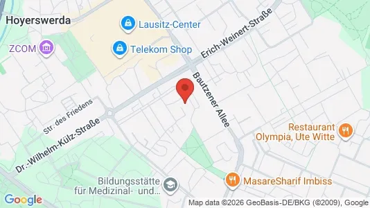 Apartments for rent i Bautzen - kort over placeringen