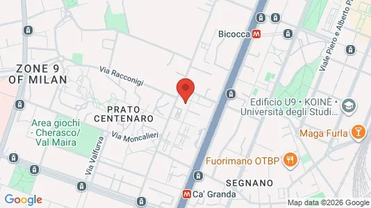 Apartments for rent i Milano Zona 9 - Porta Garibaldi, Niguarda - kort over placeringen