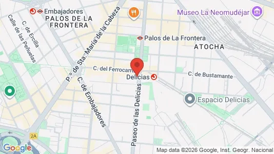 Apartments for rent i Madrid Centro - kort over placeringen