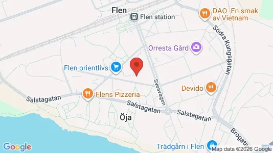 Apartments for rent i Flen - kort over placeringen