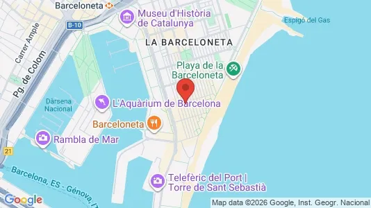 Apartments for rent i Barcelona Ciutat Vella - kort over placeringen