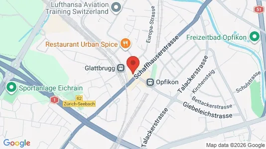 Apartments for rent i Bülach - kort over placeringen