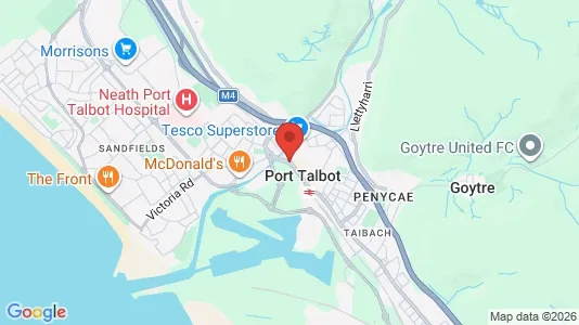 Apartments for rent i Port Talbot - West Glamorgan - kort over placeringen