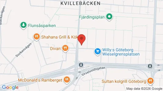 Apartments for rent i Lundby - kort over placeringen