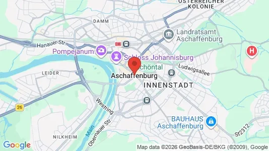 Apartments for rent in Aschaffenburg - Photo from Google Street View