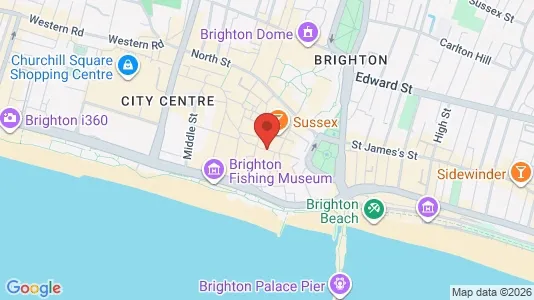 Apartments for rent i Brighton - East Sussex - kort over placeringen