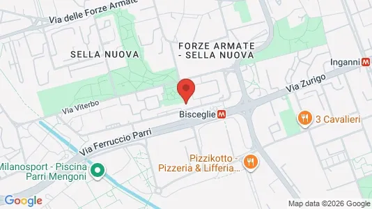 Apartments for rent i Milano Zona 7 - Baggio, De Angeli, San Siro - kort over placeringen