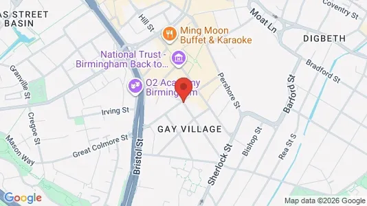 Apartments for rent i Birmingham - West Midlands - kort over placeringen