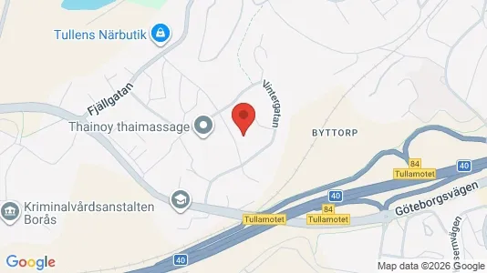 Apartments for rent i Borås - kort over placeringen
