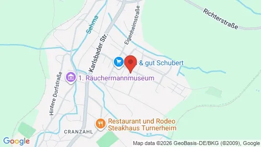 Apartments for rent i Erzgebirgskreis - kort over placeringen