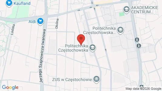Apartments for rent in Częstochowa - Photo from Google Street View