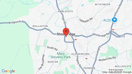 Apartments for rent i Stourbridge - West Midlands - kort over placeringen