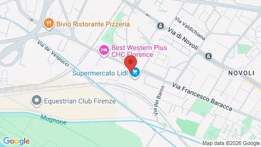 Rooms for rent in Florence - Photo from Google Street View