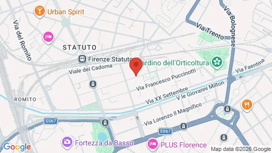 Rooms for rent in Florence - Photo from Google Street View