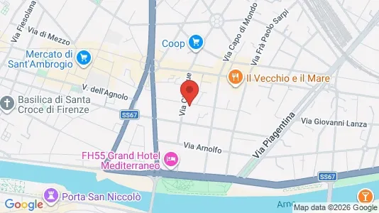 Rooms for rent in Florence - Photo from Google Street View