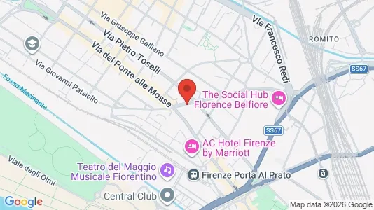 Rooms for rent in Florence - Photo from Google Street View