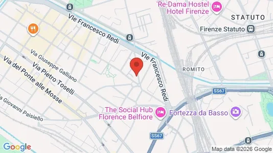 Rooms for rent in Florence - Photo from Google Street View