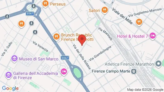 Rooms for rent in Florence - Photo from Google Street View
