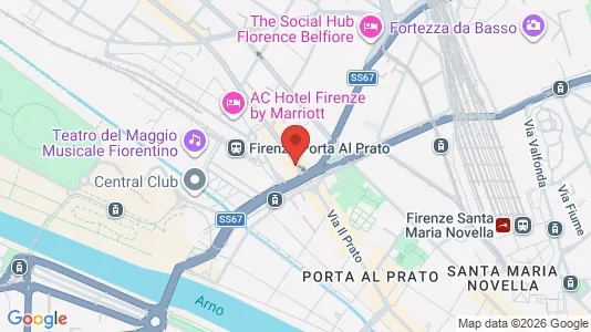 Rooms for rent in Florence - Photo from Google Street View