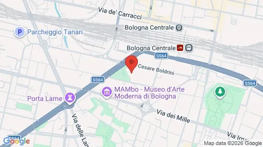 Apartments for rent i Bologna - kort over placeringen