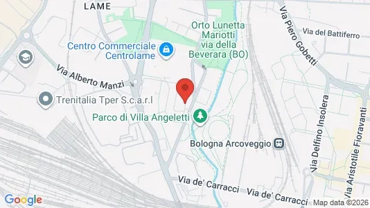 Apartments for rent i Bologna - kort over placeringen