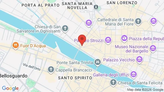Apartments for rent i Florence - kort over placeringen