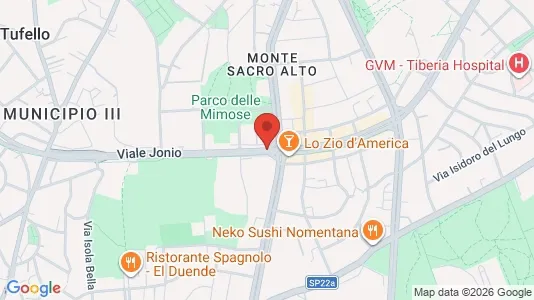 Rooms for rent i Roma Municipio III – Monte Sacro - kort over placeringen