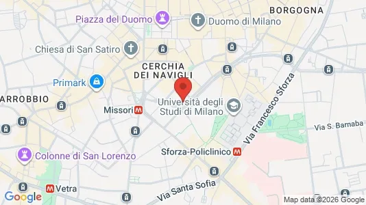 Rooms for rent i Milano Zona 1 - Centro storico - kort over placeringen