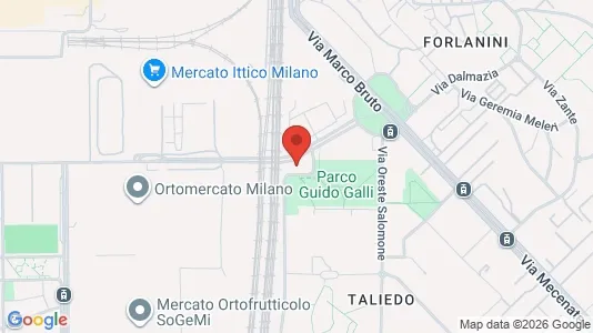 Rooms for rent i Milano Zona 4 - Vittoria, Forlanini - kort over placeringen