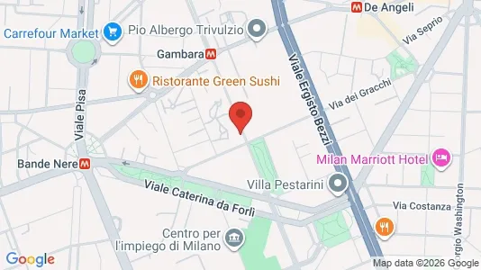 Rooms for rent i Milano Zona 6 - Barona, Lorenteggio - kort over placeringen
