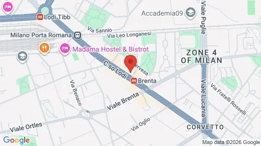 Rooms for rent in Milano Zona 5 - Vigentino, Chiaravalle, Gratosoglio - Photo from Google Street View