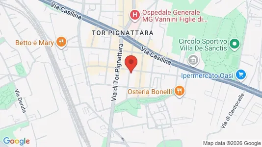 Apartments for rent i Roma Municipio V – Prenestino/Centocelle - kort over placeringen