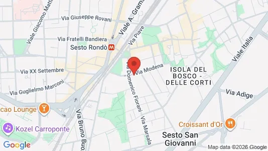 Apartments for rent i Sesto San Giovanni - kort over placeringen