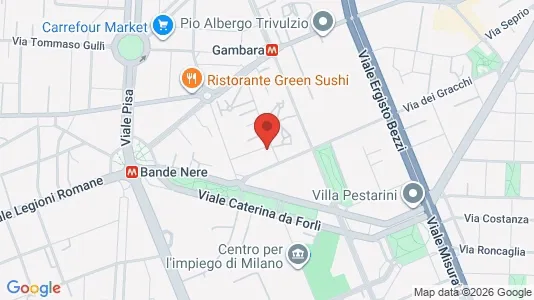 Rooms for rent i Milano Zona 6 - Barona, Lorenteggio - kort over placeringen