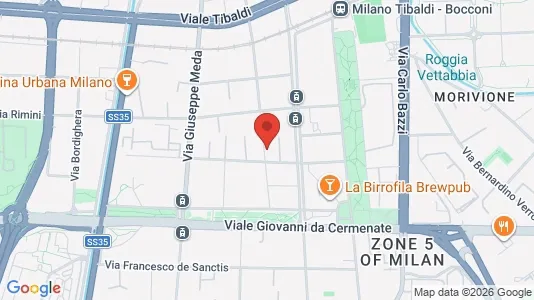 Rooms for rent i Milano Zona 5 - Vigentino, Chiaravalle, Gratosoglio - kort over placeringen
