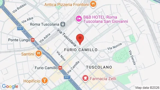 Apartments for rent i Roma Municipio VII – Appio-Latino/Tuscolano/Cinecittà - kort over placeringen