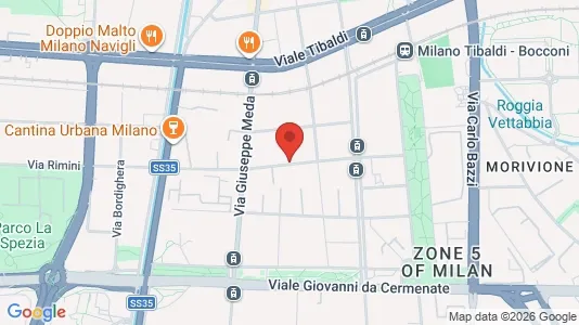 Rooms for rent i Milano Zona 5 - Vigentino, Chiaravalle, Gratosoglio - kort over placeringen