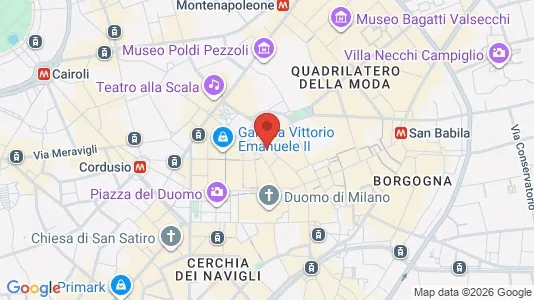 Apartments for rent i Milano Zona 1 - Centro storico - kort over placeringen