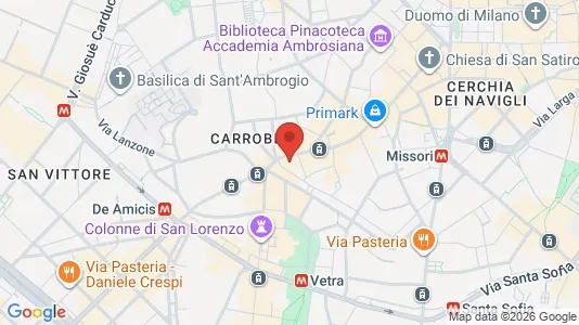 Apartments for rent i Milano Zona 1 - Centro storico - kort over placeringen