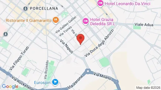 Rooms for rent i Sassari - kort over placeringen